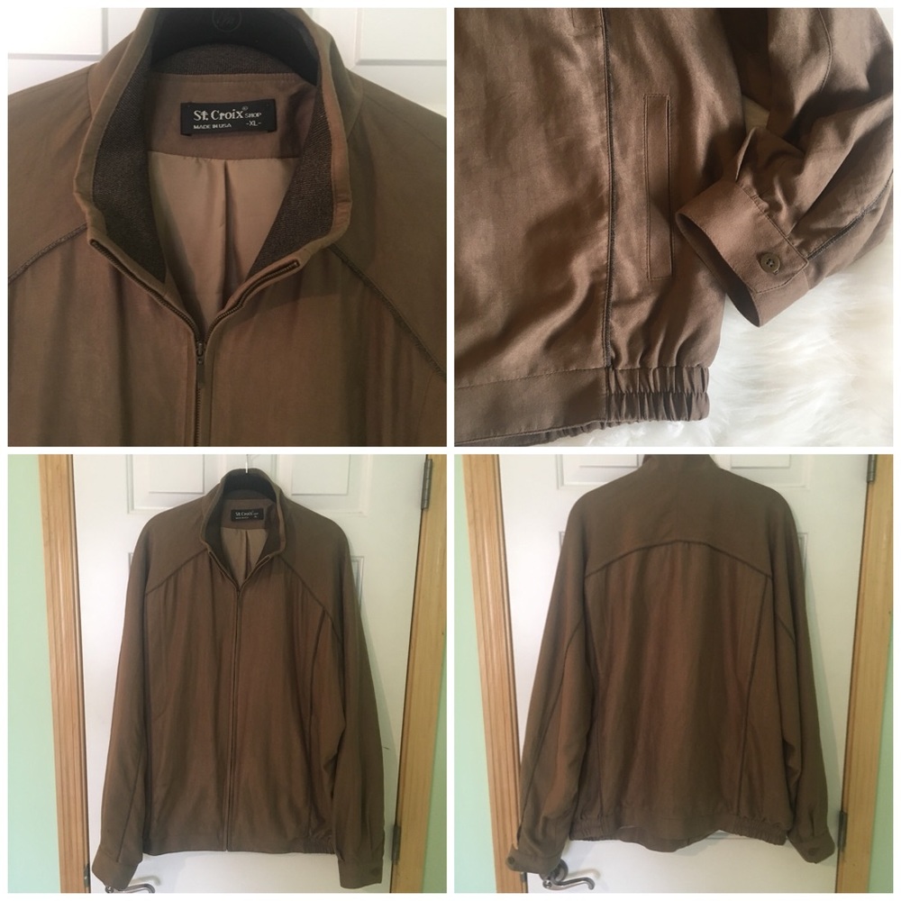 Men’s St. Croix Microfiber Bomber Jacket - Picture 6 of 8